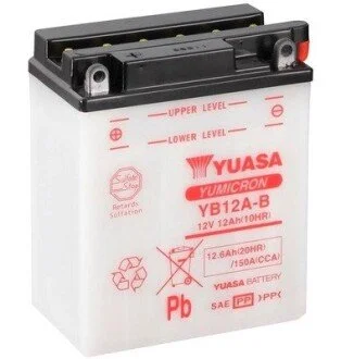 МОТО 12V 12,6Ah YuMicron Battery (співзаряджень)) YUASA YB12A-B