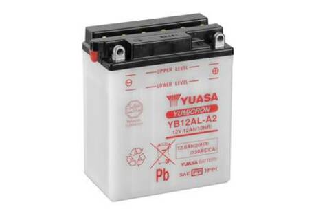 МОТО 12V 12,6Ah YuMicron Battery (співзаряджень)) YUASA YB12AL-A2 (фото 1)