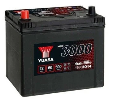 Акамулятор 12V 60Ah SMF Battery Japan (1) YUASA YBX3014