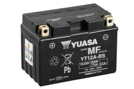 МОТО 12V 10Ah MF VRLA Battery) YUASA YT12A-BS