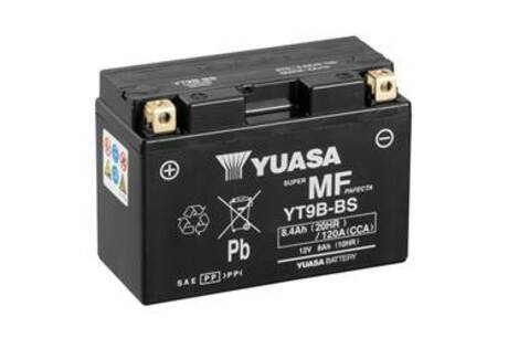 МОТО 12V 8Ah MF VRLA Battery AGM) YUASA YT9B-BS