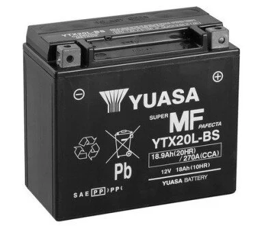Акумулятор YUASA YTX20L-BS