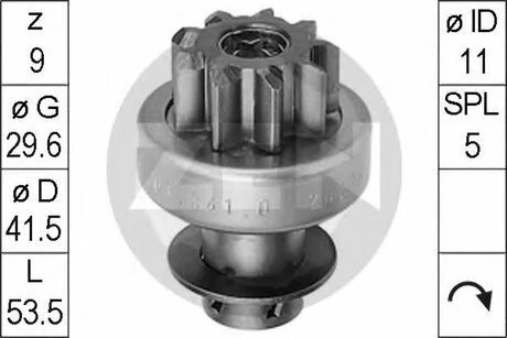 Бендикс стартера ZEN ZN0841