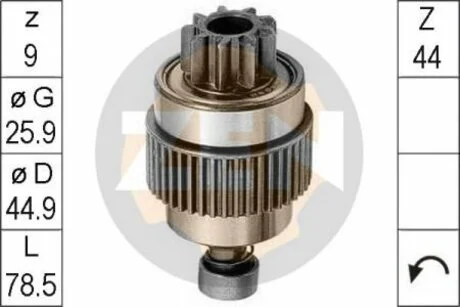 Бендікс стартера ZEN ZN0892