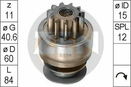 Бендікс стартера ZEN ZN0894