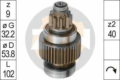 Бендикс стартера ZEN ZN0946