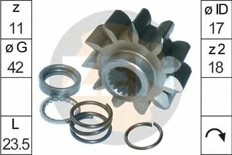 Зубчатка бендика стартера ZEN ZN12609