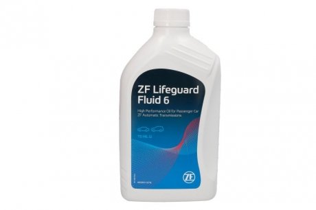 Масло трансмиссионное "Lifeguardfluid 6", 1л ZF S671.090.255