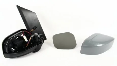 Зеркало заднего вида (электро с подогревом, складыв.) под покраску, R 15- Zilbermann 02658