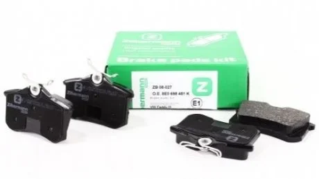 Колодки гальмівні Zilbermann 08027