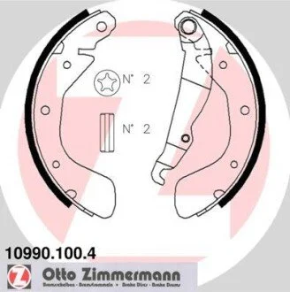 Гальмiвнi колодки барабаннi ZIMMERMANN 109901004