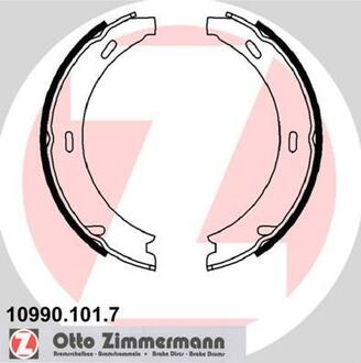 Комплект гальмівних колодок, стоянкова гальмівна система ZIMMERMANN 109901017