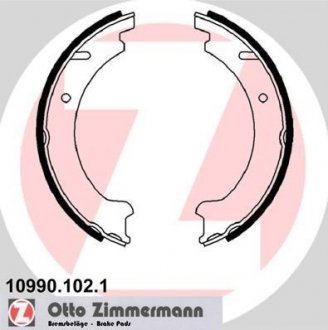 Гальмівні колодки ручного гальма ZIMMERMANN 109901021 (фото 1)