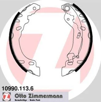 Гальмівні колодки (набір) ZIMMERMANN 109901136
