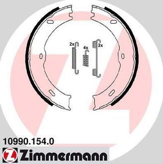 Колодки стояночного тормоза ZIMMERMANN 109901540 (фото 1)