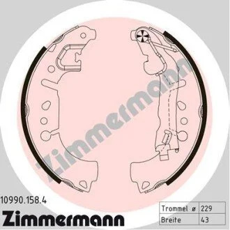 Автозапчастина ZIMMERMANN 109901584
