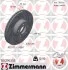 Диск гальмівний (передній) BMW 1 (F20/F21)/ 3 (F30/F31)/ 4 (F36) 11- (340x30) PRO+ ZIMMERMANN 150290355 (фото 1)