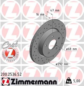 Автозапчасть ZIMMERMANN 200253652