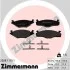 Гальмiвнi колодки дисковi ZIMMERMANN 208871701 (фото 1)