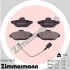 Комплект гальмівних колодок, дискове гальмо ZIMMERMANN 214361703 (фото 1)
