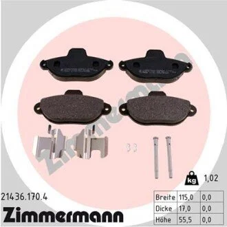 Автозапчастина ZIMMERMANN 214361704