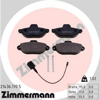 Автозапчастина ZIMMERMANN 214361705