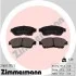 Гальмівні колодки дискові перед.Toyota Corolla/Camry/Ipsum/Picnic/RAV 4/Previa/Funcruiser/Celica/Carina/Corona (90-02) ZIMMERMANN 216011751 (фото 1)