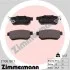 Комплект тормозных колодок, дисковый тормоз ZIMMERMANN 217381301 (фото 1)