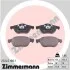 Гальмiвнi колодки дисковi без аксесуарiв ZIMMERMANN 232451801 (фото 1)