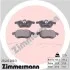 Колодки тормозные дисковые передние ZIMMERMANN 23402.200.3 (фото 1)