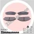 Комплект тормозных колодок, дисковый тормоз ZIMMERMANN 234221651 (фото 1)