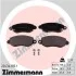Гальмiвнi колодки дисковi ZIMMERMANN 234341851 (фото 1)