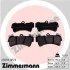 Колодки тормозные дисковые передние ZIMMERMANN 23693.165.9 (фото 1)