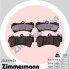 Колодки тормозные дисковые передние ZIMMERMANN 23693.965.1 (фото 1)