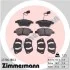 Гальмiвнi колодки дисковi ZIMMERMANN 237061802 (фото 1)