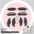 Гальмiвнi колодки дисковi ZIMMERMANN 238161601 (фото 1)