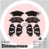 Гальмівні колодки, дискові (набір) ZIMMERMANN 241221901 (фото 1)