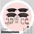 Колодки тормозные дисковые передние ZIMMERMANN 24391.160.2 (фото 1)