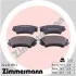 Комплект гальмівних колодок ZIMMERMANN 24412.190.1 244121901
