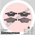 Гальмiвнi колодки дисковi ZIMMERMANN 245351801 (фото 1)