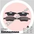 Гальмiвнi колодки дисковi ZIMMERMANN 248701801 (фото 1)