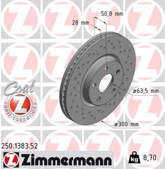 Автозапчасть ZIMMERMANN 250138352