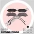 Комплект гальмівних колодок 25602.170.2 ZIMMERMANN 256021702 (фото 7)