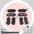 Колодки тормозные дисковые передние ZIMMERMANN 25760.170.1 (фото 1)