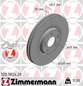 Автозапчастина ZIMMERMANN 320382420
