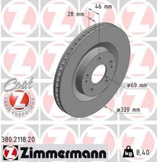 Автозапчасть ZIMMERMANN 380211820
