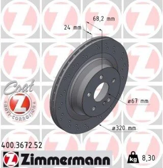Автозапчасть ZIMMERMANN 400367252