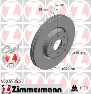 Автозапчасть ZIMMERMANN 400553520