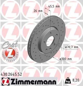 Автозапчастина ZIMMERMANN 430264552