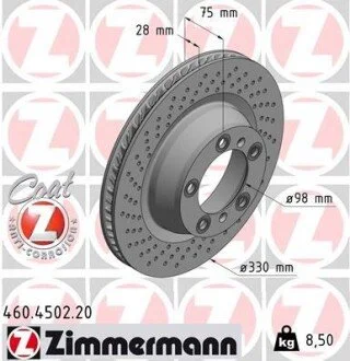 Автозапчасть ZIMMERMANN 460450220
